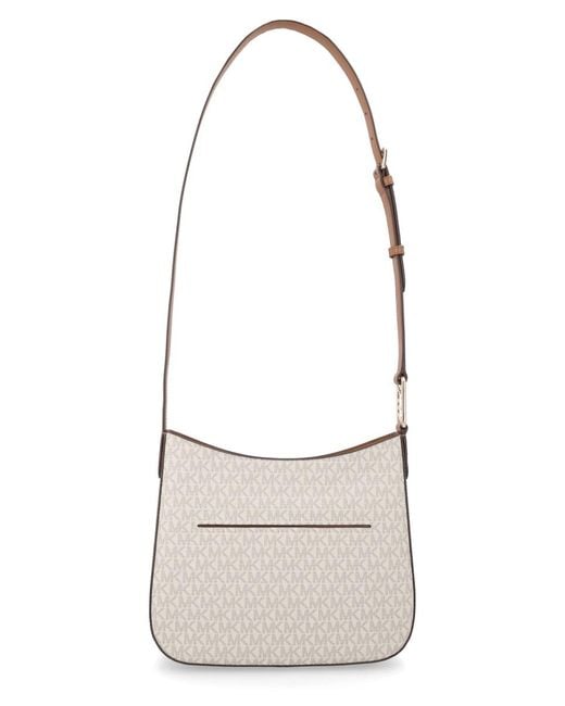 MICHAEL Michael Kors White Shoulder Bag With Logo 89.Pvc