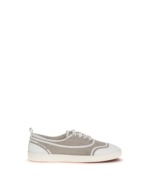 CAREL PARIS White Canvas Sneakers