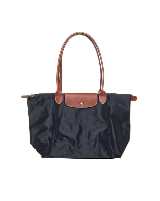 Longchamp White Shoulder Bag Le Pliage L Polyamide