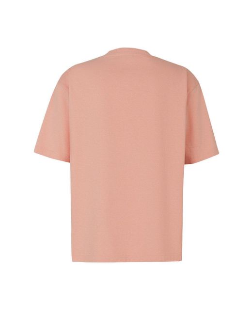 Ambush Pink Logo Printed Crewneck T-shirt for men