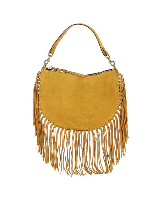 Isabel Marant Metallic Oksan Soft Small Bag