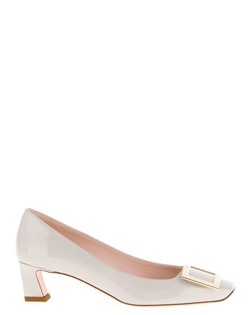 Roger Vivier Pink Square Toe Pumps
