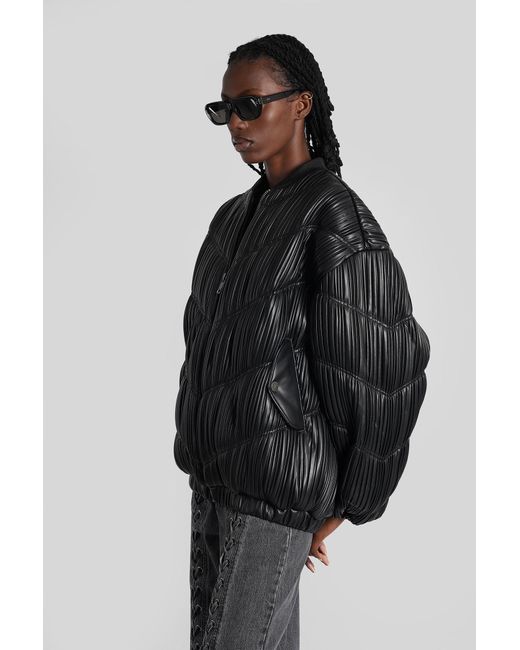 ROTATE BIRGER CHRISTENSEN Black Bomber Jacket