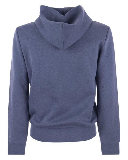 Polo Ralph Lauren Blue Hooded Sweatshirt for men