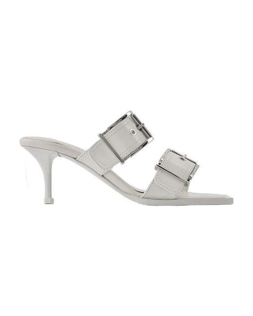 McQueen Metallic Sandals