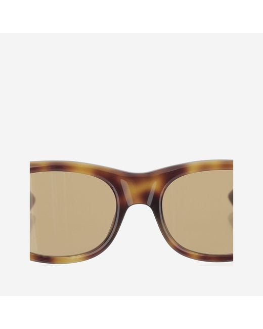 Saint Laurent Natural Romy Sunglasses Acetate. Nylon