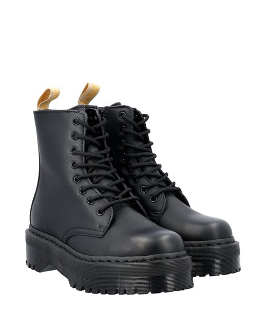 Dr. Martens Vegan Jadon Ii Mono Platform Boots in Black | Lyst
