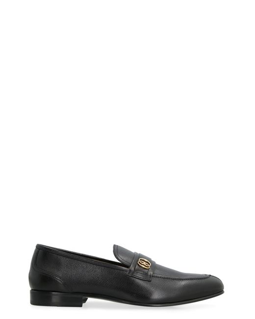 Bally Black Sadei Leather Loafers for men