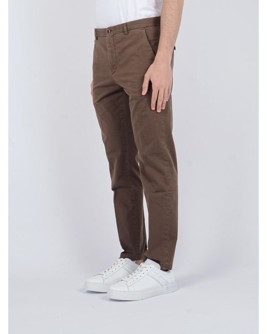 PT01 Pantalone Uomo Trousers in Brown for Men | Lyst