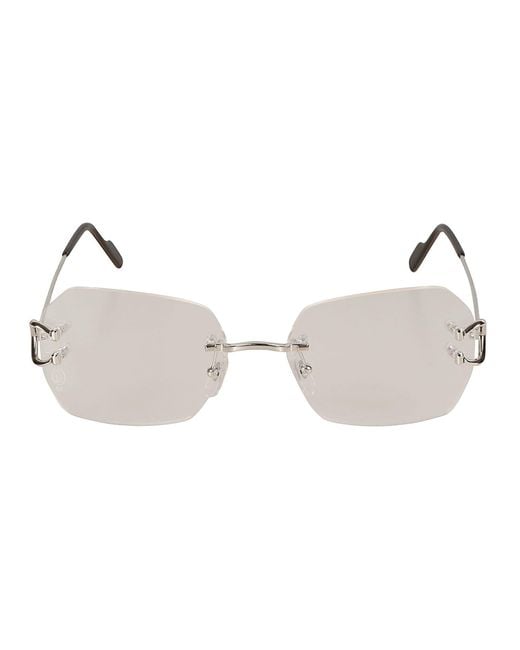 Cartier Natural Square Frame Glasses