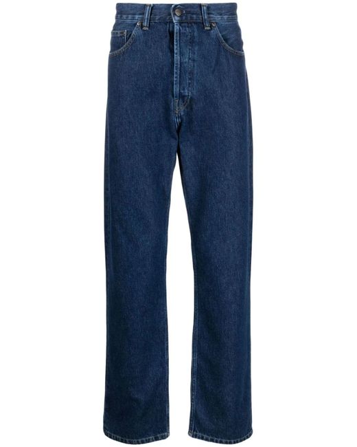 Carhartt Blue Relaxed Fit Denim Jeans for men