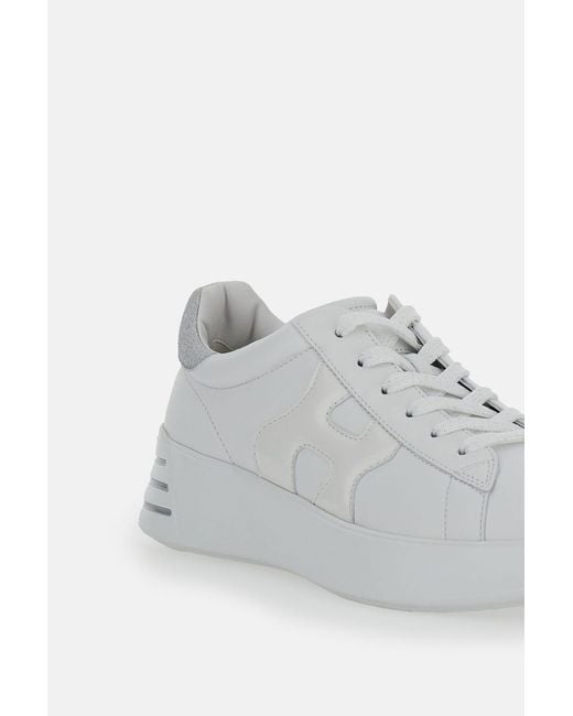 Hogan White Rebel H564 Allacciato H