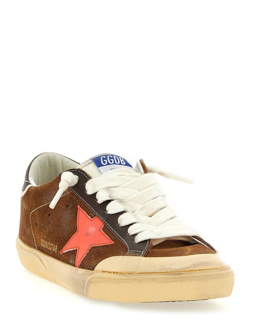 Golden Goose Deluxe Brand Brown Super Star Sneakers for men