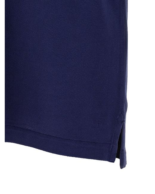 Tom Ford Blue Polo Shirt for men