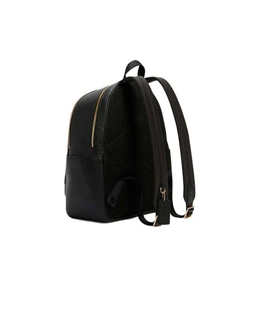 COACH Black Backpack Pebble Leather Bags Backpacks