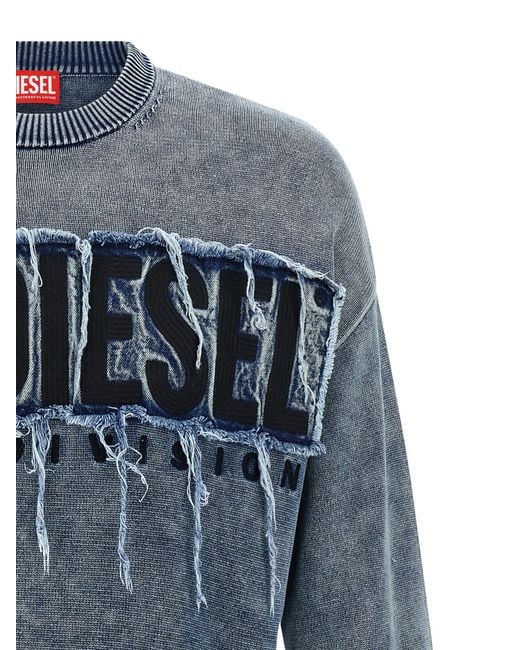DIESEL Blue K-Fronzi Sweater for men