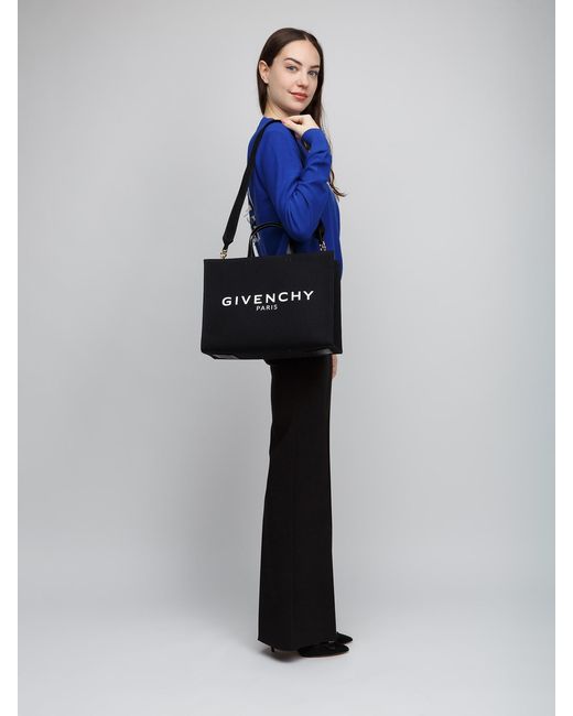 Givenchy Black Cotton Tote Bag