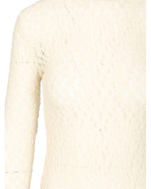 Isabel Marant White Gaelle Long-Sleeved Top