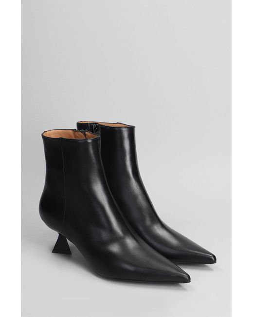 Roberto Festa Black Jina High Heels Ankle Boots