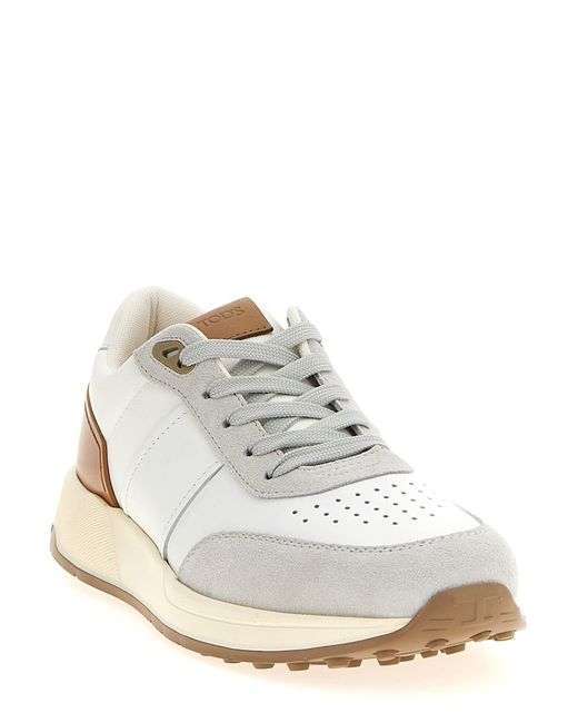 Tod's White 'Running' Sneakers for men