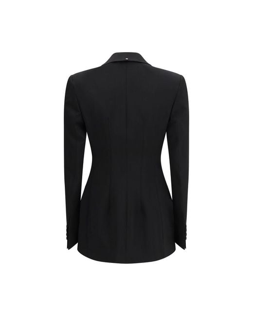 Max Mara Black Wool Blazer Clothing