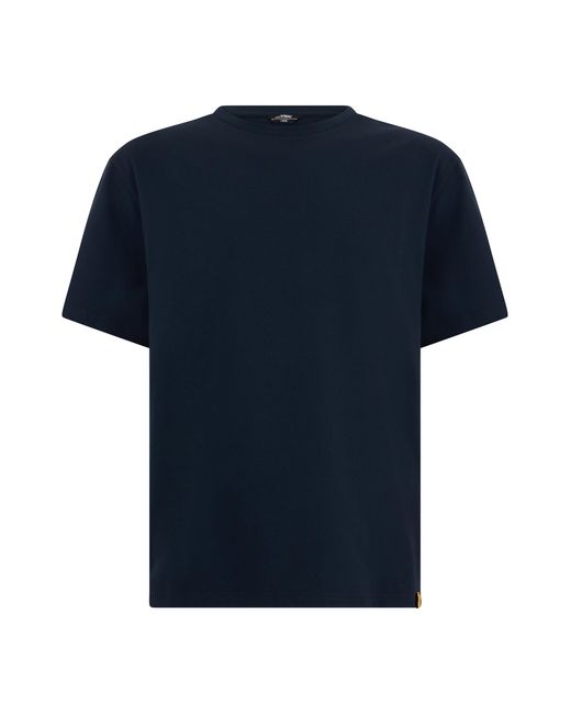 K-Way Blue T-Shirt Dark Cotton T-Shirts for men