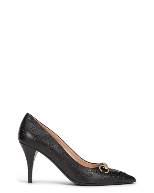 Gucci Black Pumps Erin Leather Calf Skin
