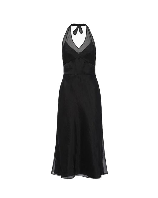 Prada Black Re-Edition 1995 Organza Dress