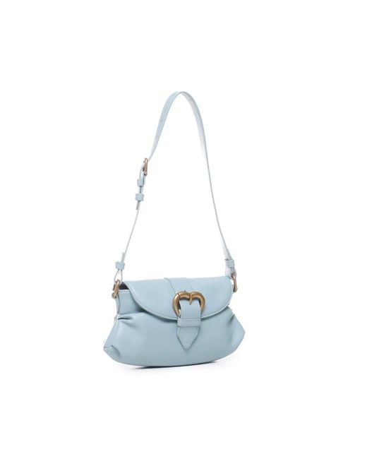 Pinko Blue Mini Jolene Shoulder Bag