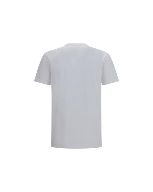 Dolce & Gabbana Gray White Cotton T for men