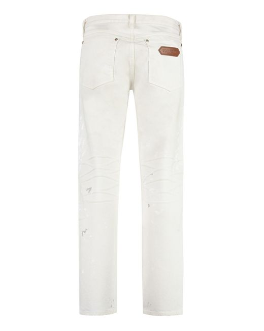 Tom Ford White 5-pocket Straight-leg Jeans for men