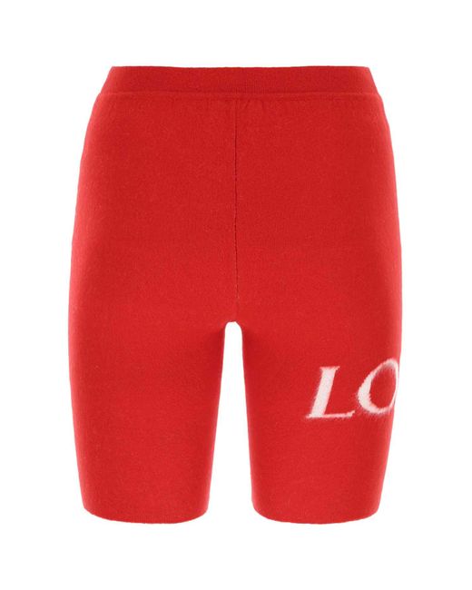 Loewe Red Shorts