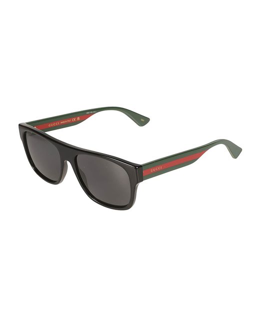 Gucci Gray Geometric Classic Sunglasses for men