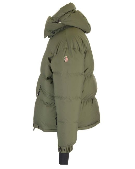 Moncler Green Coraia Gore-Tex Short Down Jacket for men