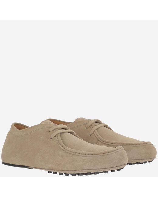 Tod's Natural Suede Loafers Calfskin for men