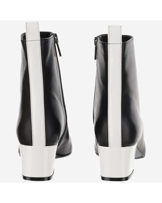 CAREL PARIS Black Leather Boots