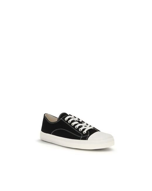 Moschino Black Cotton Low Top Sneakers for men