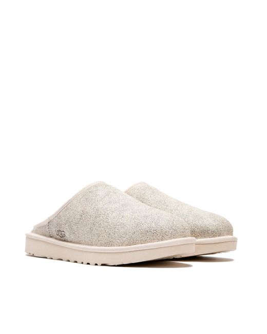Ugg White Slip-On Crackle Slippers