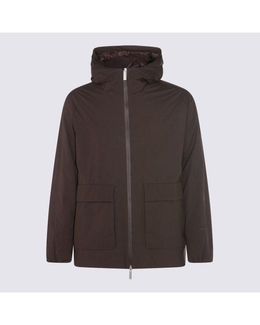 Herno Brown Down Jacket for men