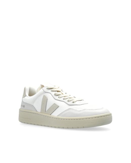 Veja White Sneakers 'V-90 B-Mesh'