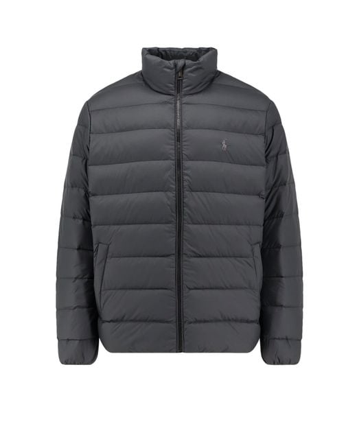 Polo Ralph Lauren Gray Recycled Polyester Down Jacket for men