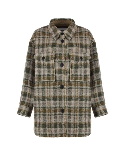 Isabel Marant Multicolor Harveli Wool Overshirt