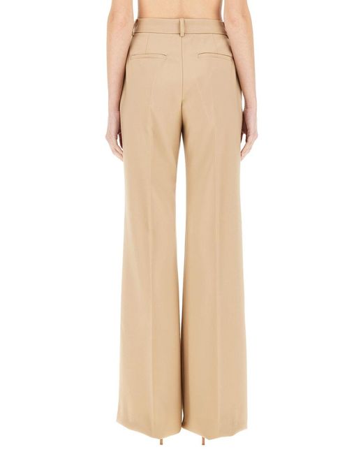 Sportmax Natural Virgin Wool Pants Trousers