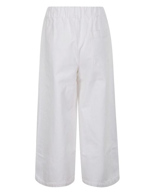Labo.art White Storto Malindi Trousers