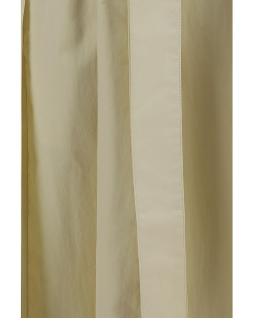 Francesco Murano White Oversize Trench Cotton; Nylon Coats