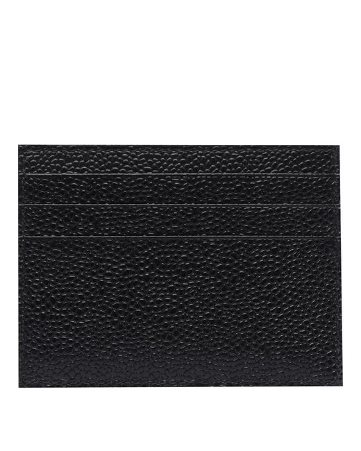 Thom Browne Black Wallets Calf Leather for men