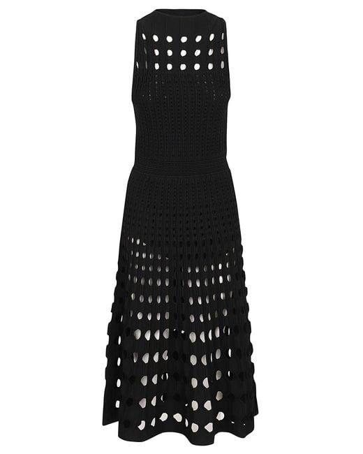 Jonathan Simkhai Black Nash S/L Midi Dress