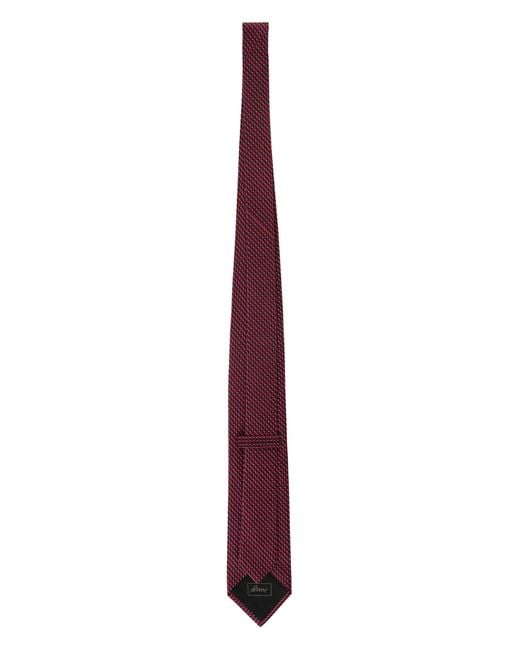 Brioni Purple Silk Tie for men