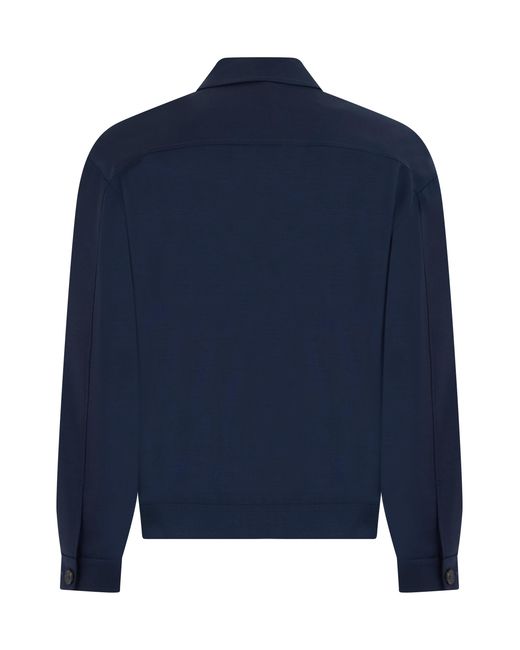 Miu Miu Blue Mohair Blend Jacket Virgin Wool