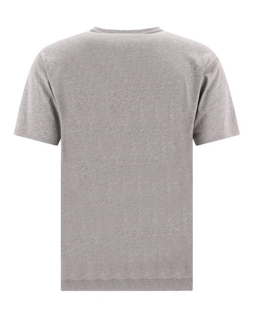 Acne Gray Nash Face T Shirt for men